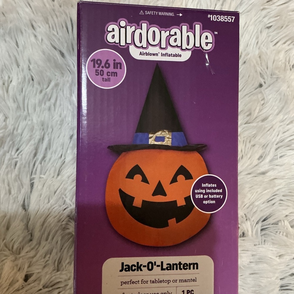 Airdorable 19.6″ Jack-O’-Lantern Airblown Inflatable Halloween Decor - Picture 6 of 11